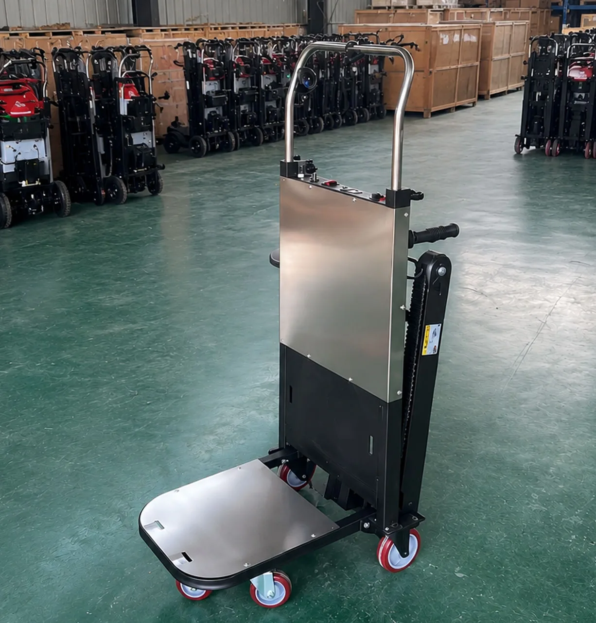 ST-150 Elektrikli Merdiven Çıkan Taşıma Arabası | 250 Kg Profesyonel Yük Taşıyıcı