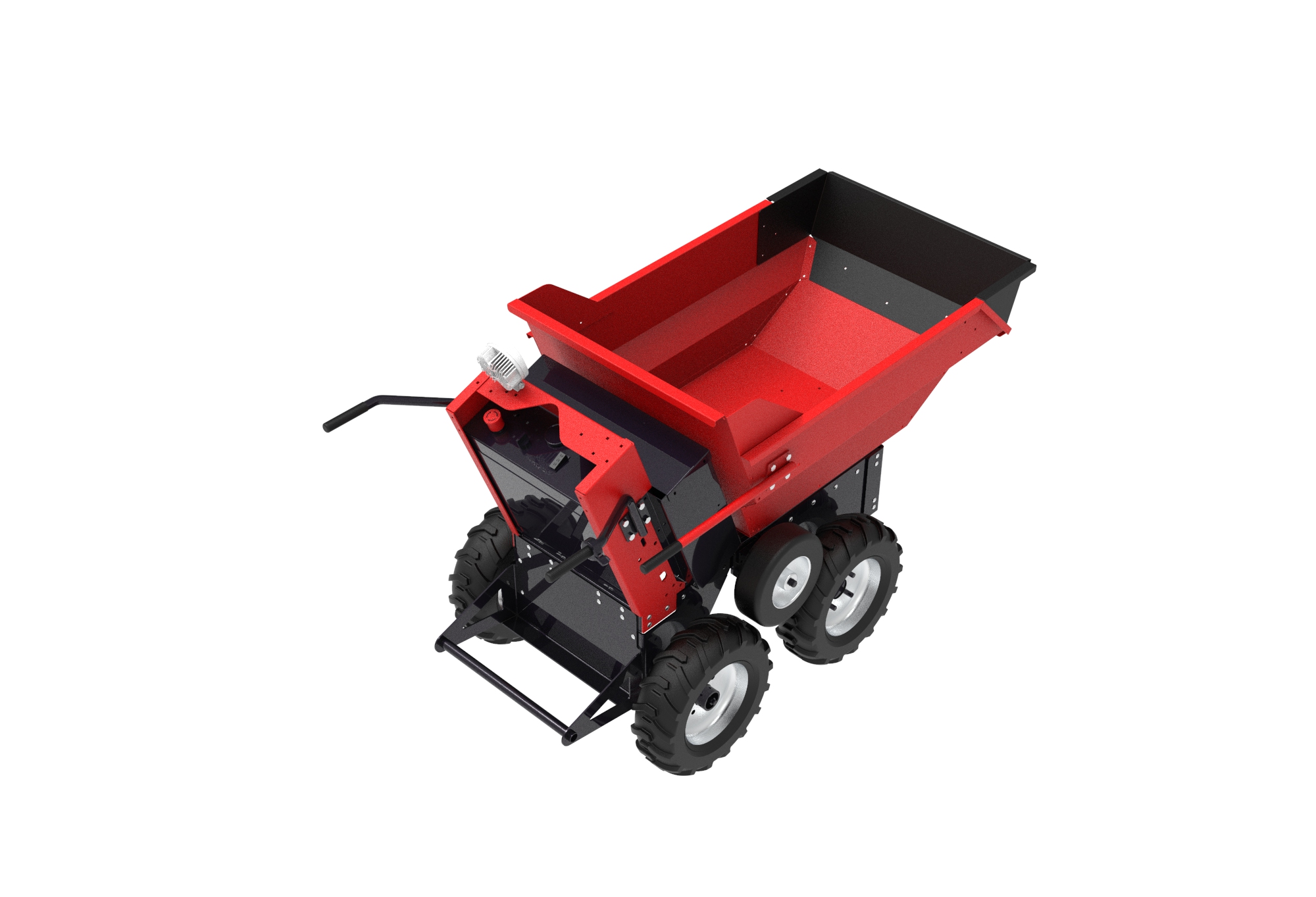 GOAT E250 4x4 Tek Motorlu Elektrikli Mini Damperli Arazi Aracı – 210 L Küvet Kasa